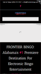 Mobile Screenshot of frontierbingo.com